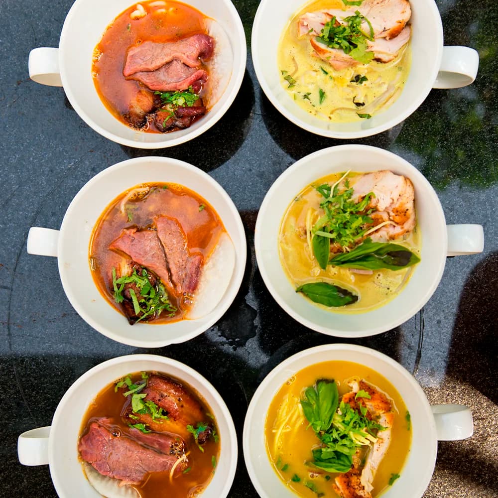 Ramen med biff och sidfläsk