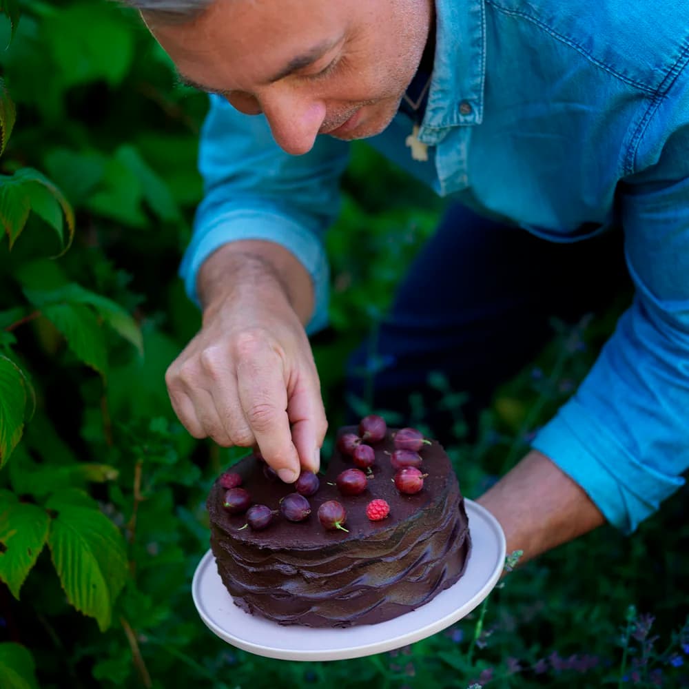 Chokladtårta med svarta bönor
