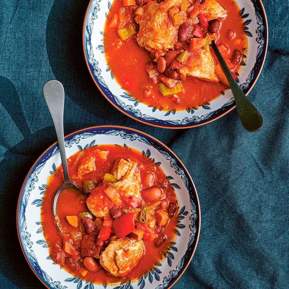 Chili med kyckling