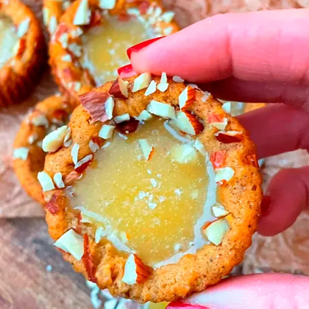Pepparkaksgrottor med knäck