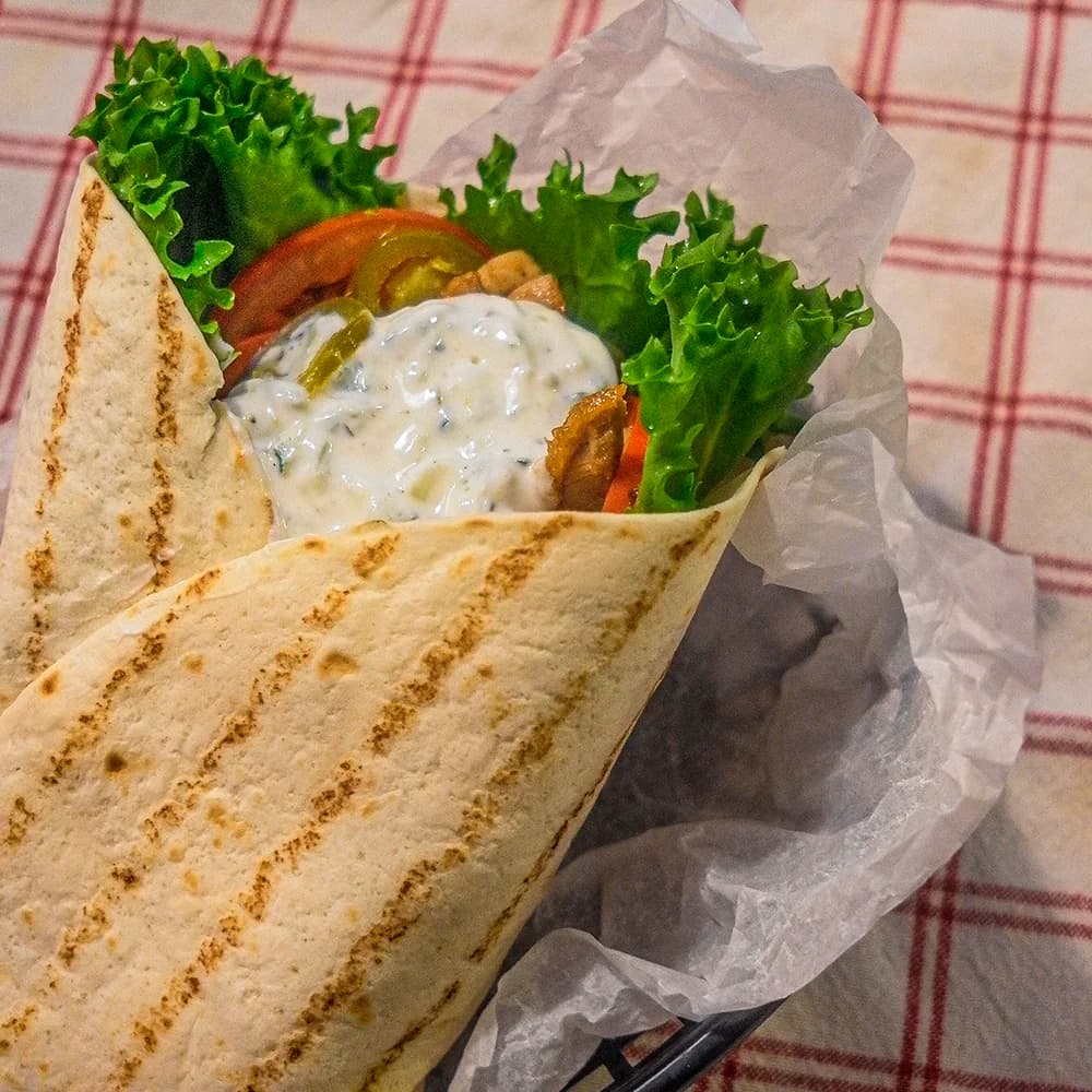 Kycklingkebab med tzatziki