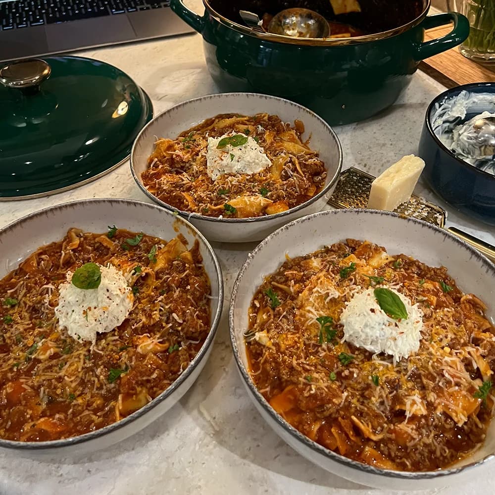 Lasagna Soup