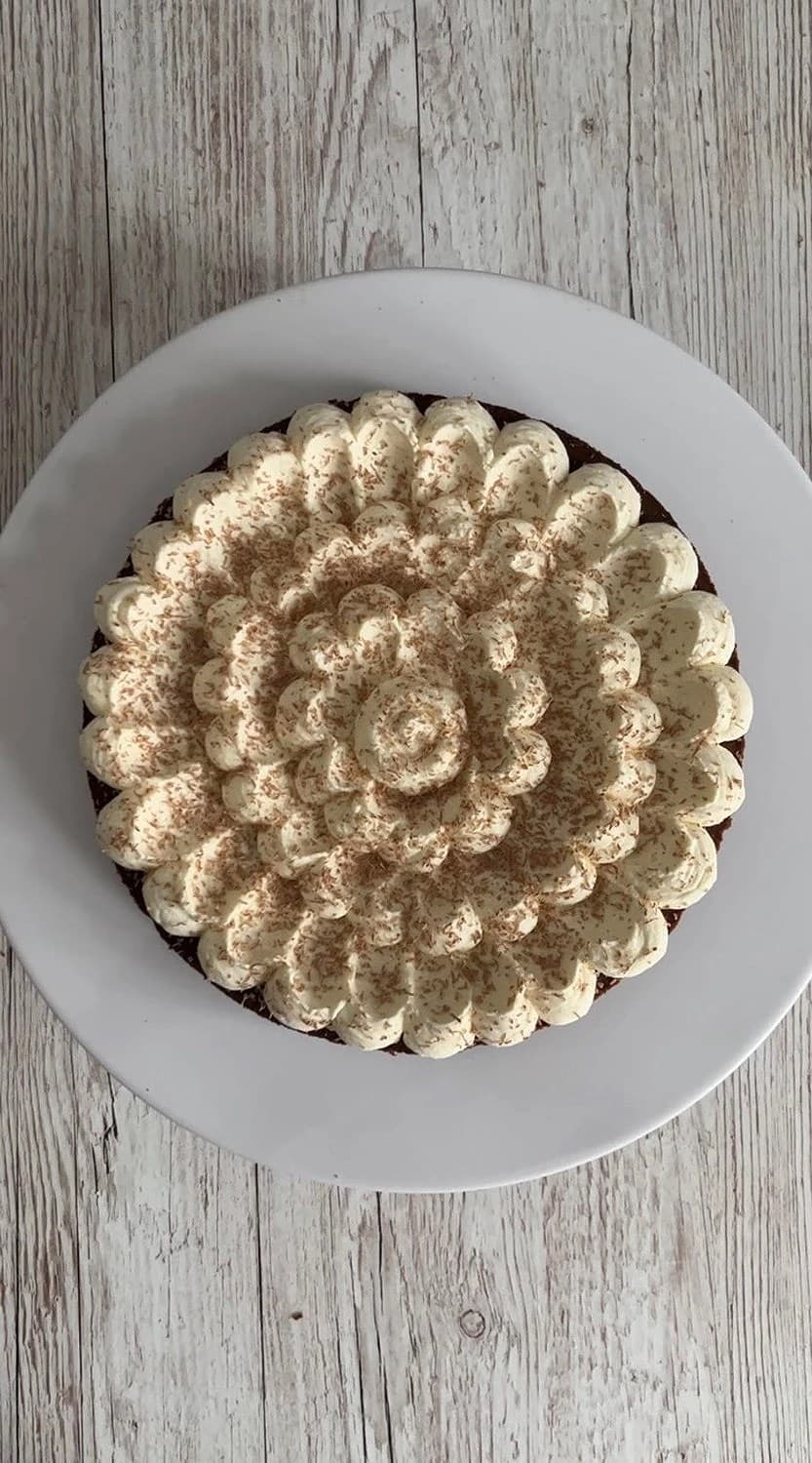 Kladdkaka med mascarponekräm
