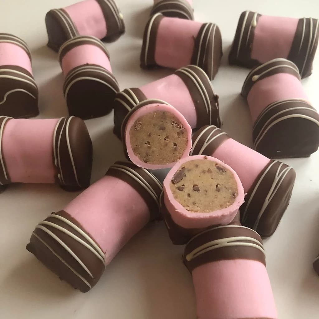 Vaniljdammsugare med hackad mjölkchoklad