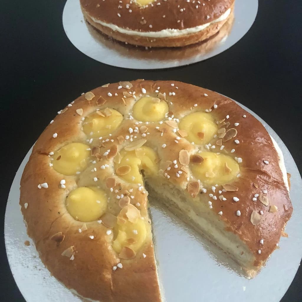 Krämkaka med mascarponegrädde