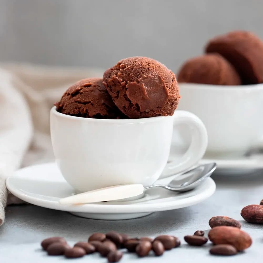 Choklad- och espressosorbet