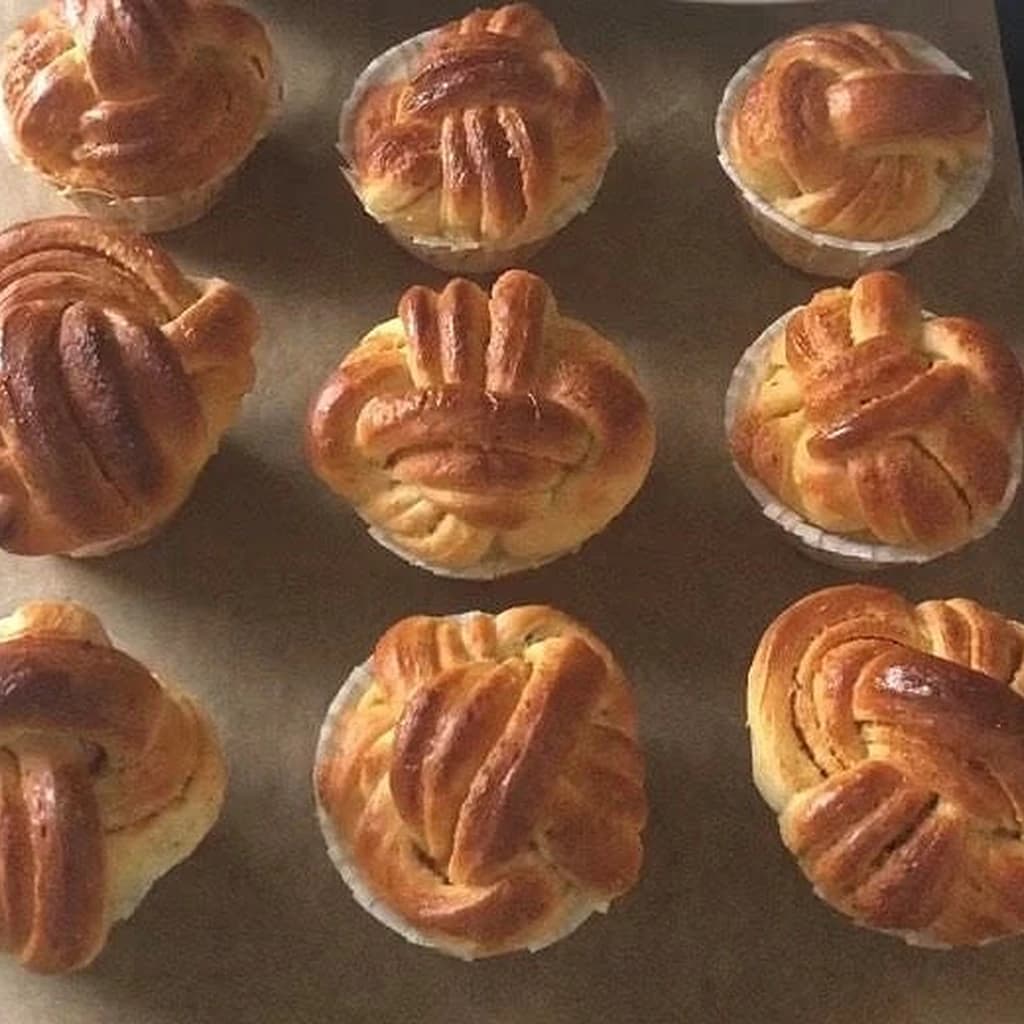 Vaniljbullar i muffinsformar