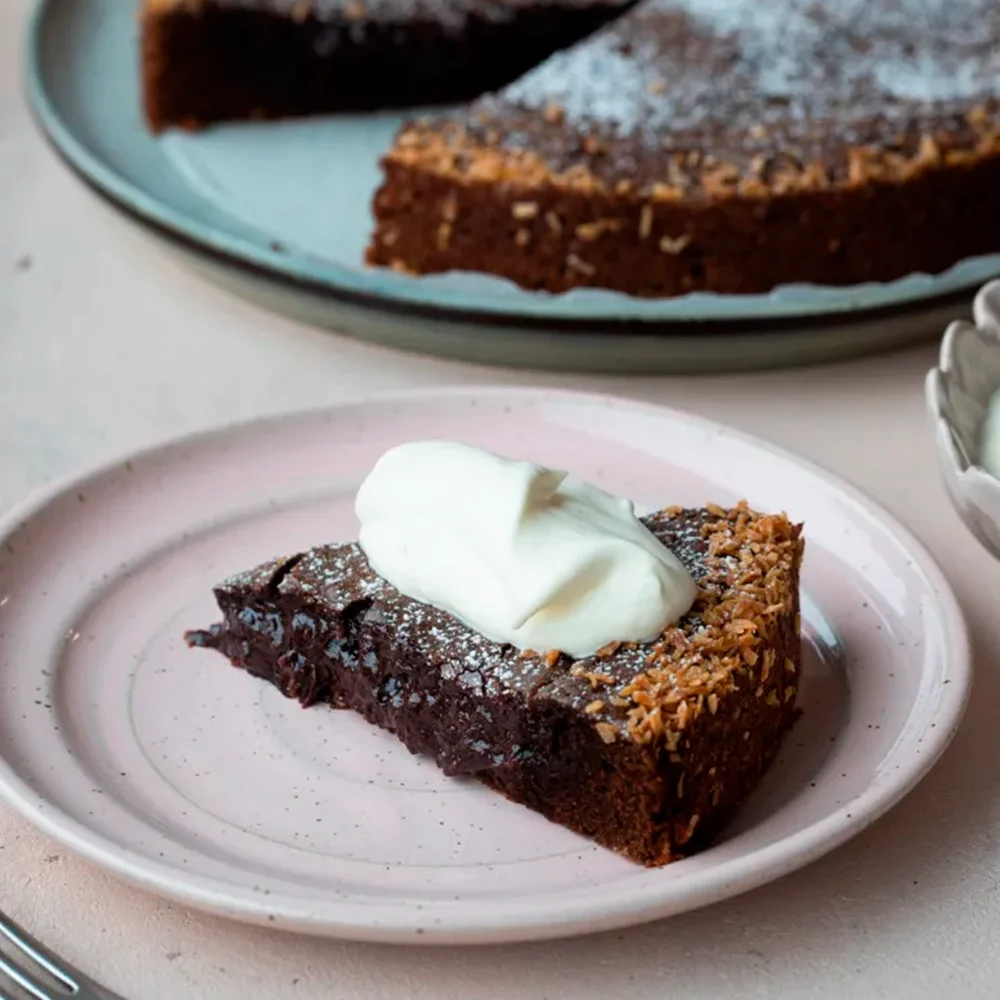 Den godaste chokladigaste kladdkakan