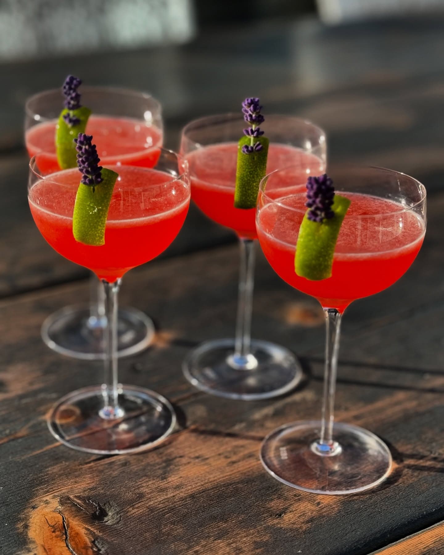 Strawberry Lavendel Gimlet