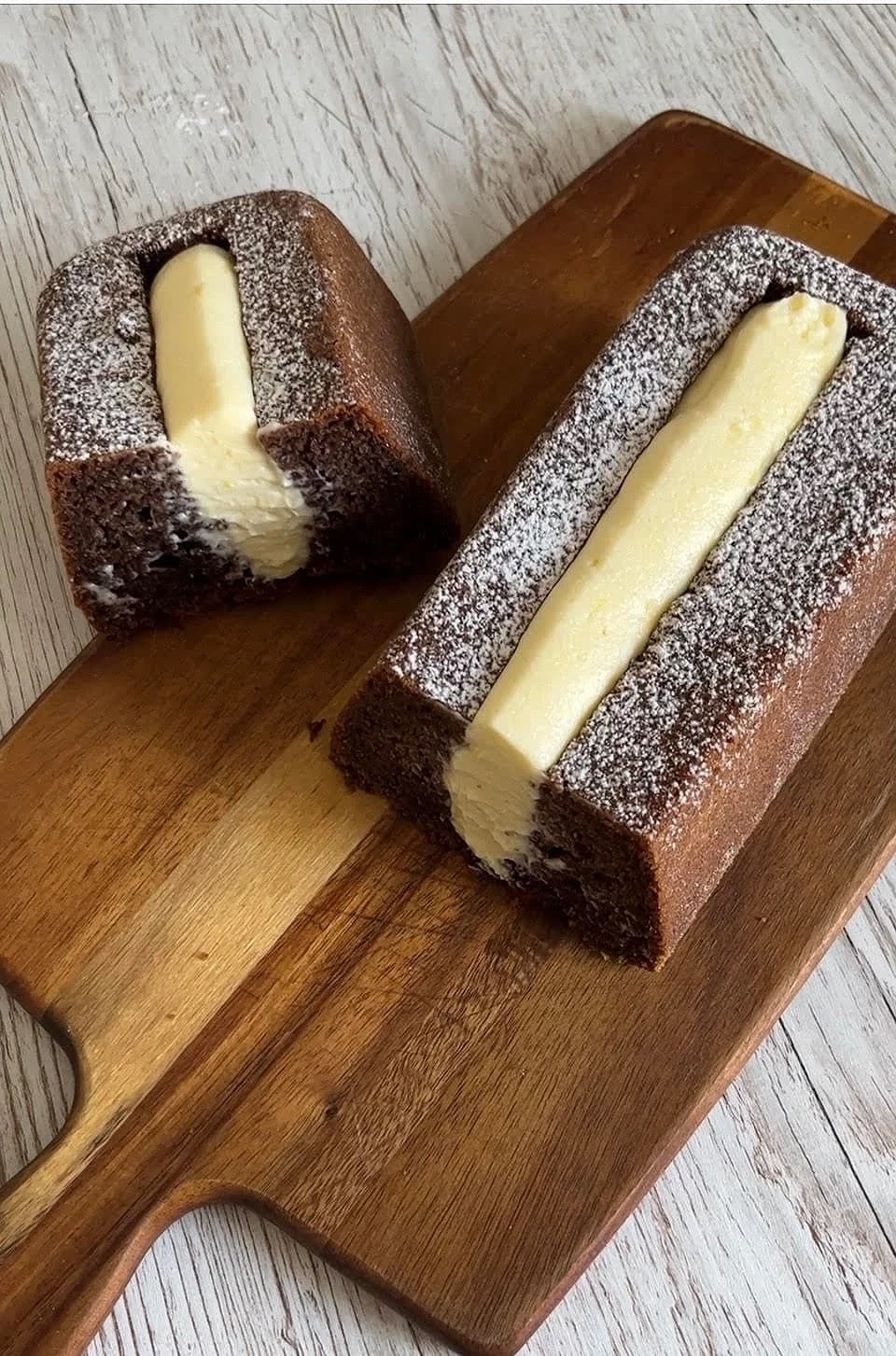 Chokladstubbe med frosting