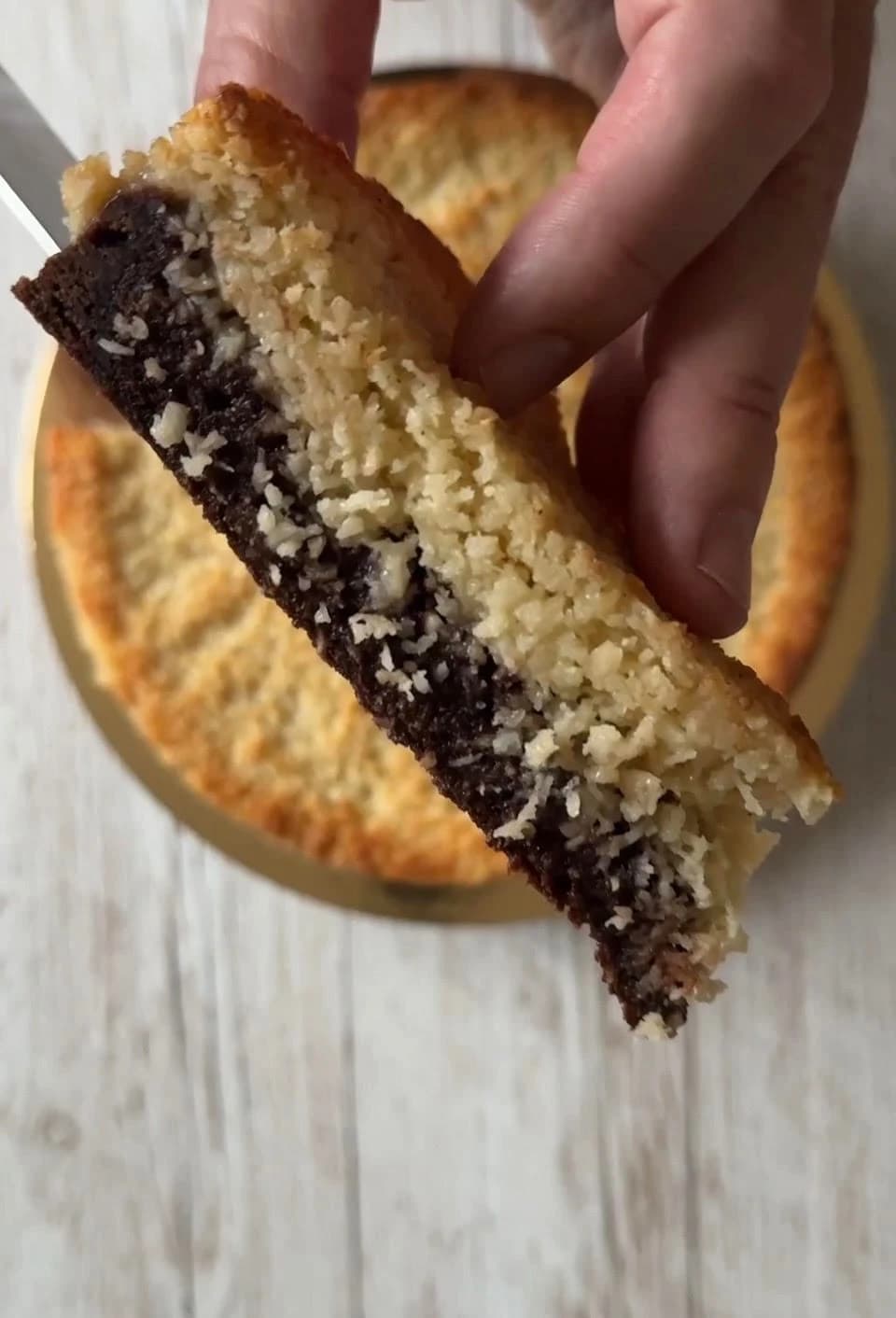 Kladdkaka med kokostosca