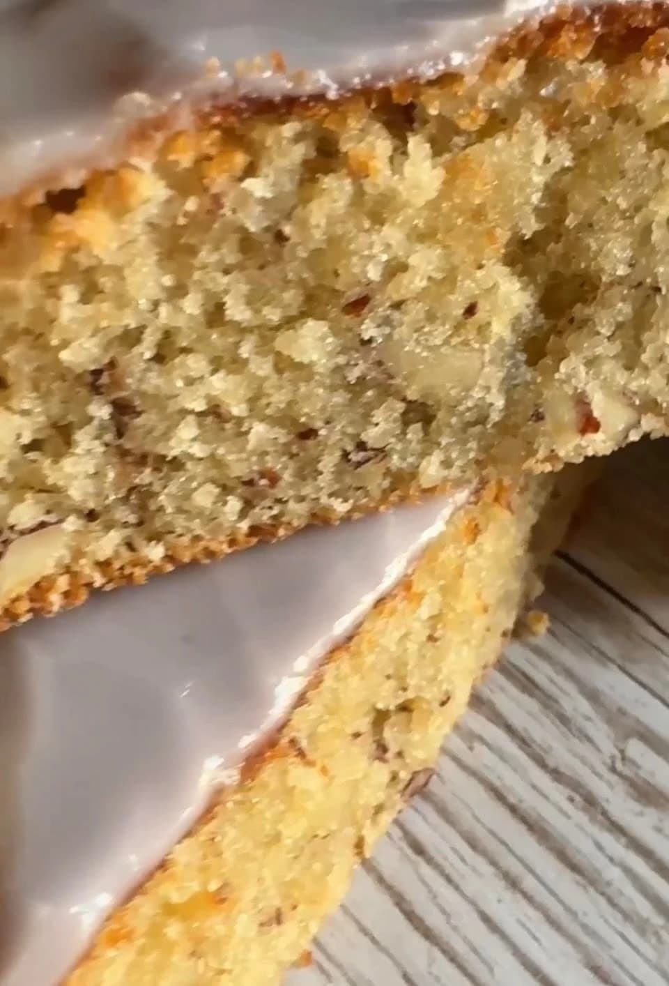 Mazarinkaka med rostad mandel