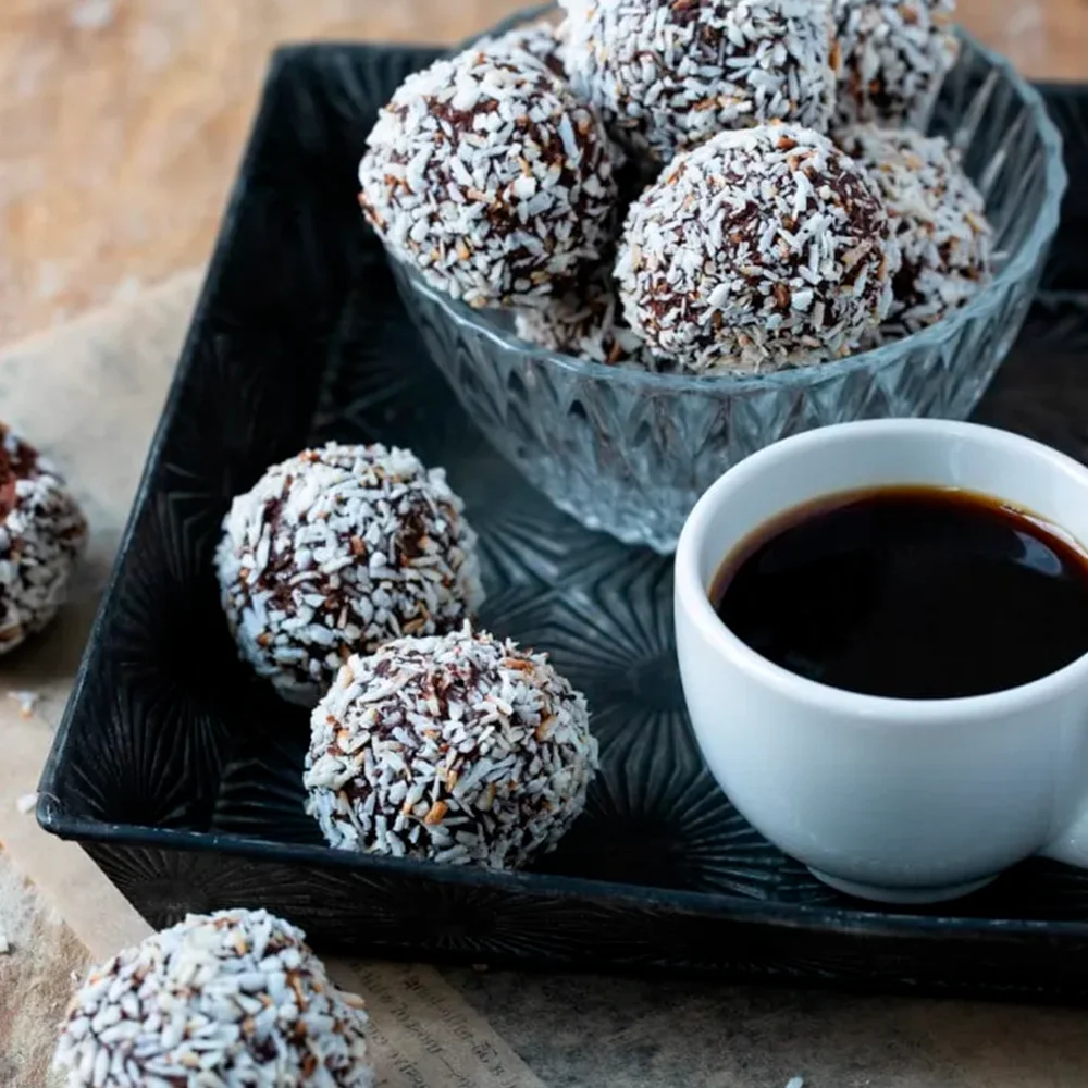 Chokladiga chokladbollar