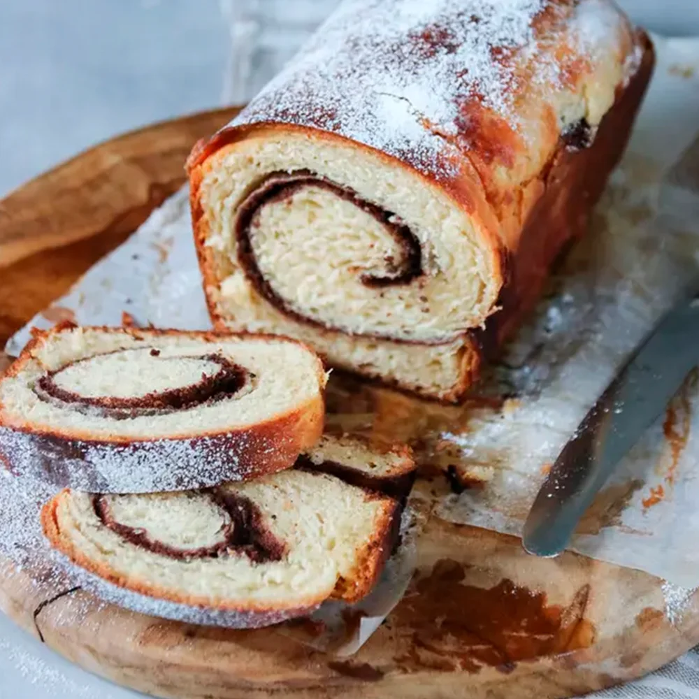 Chokladbrioche med honung