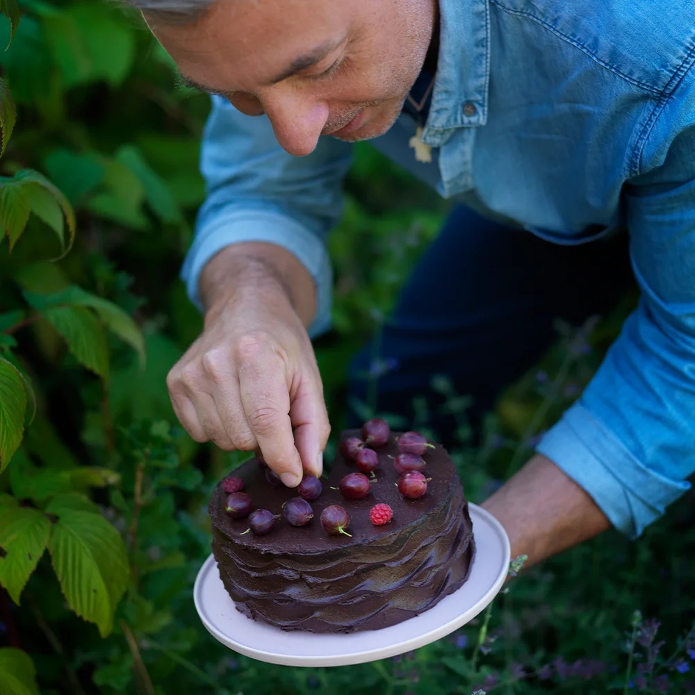 Chokladtårta med svarta bönor by Tareq Taylor