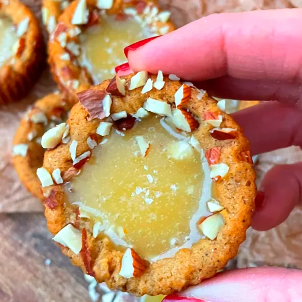 Pepparkaksgrottor med knäck