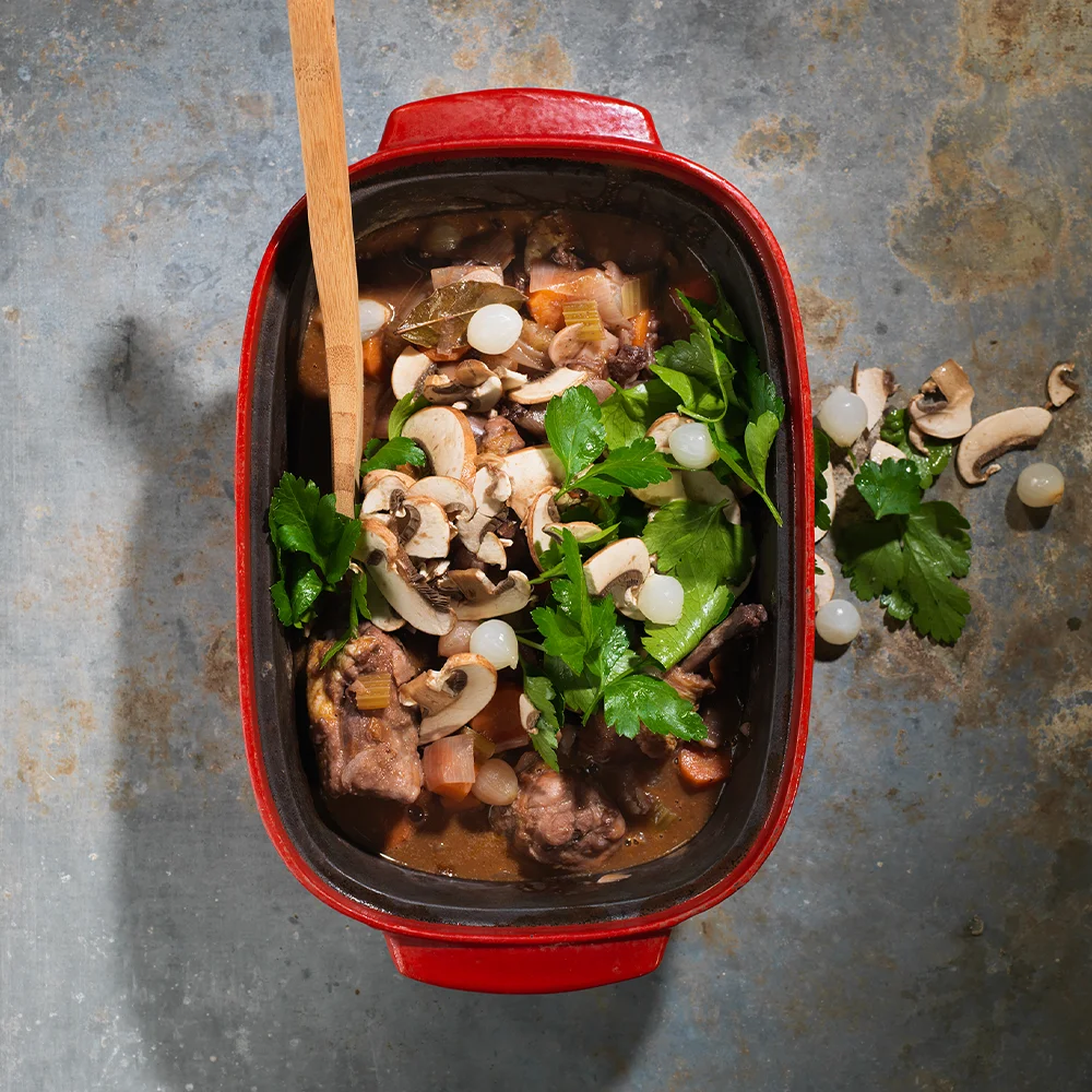 Coq au vin. by Tareq Taylor