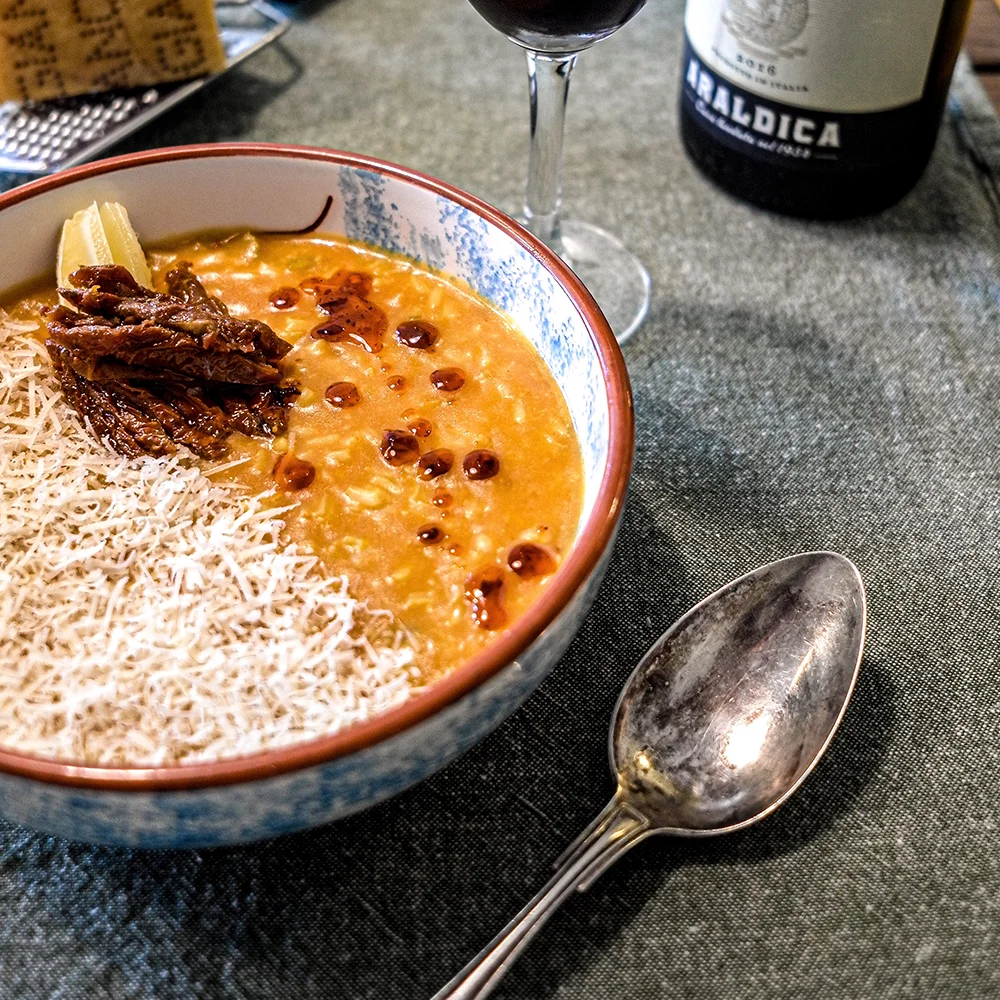 Soltorkad tomat och chili risotto by Tim Björkman